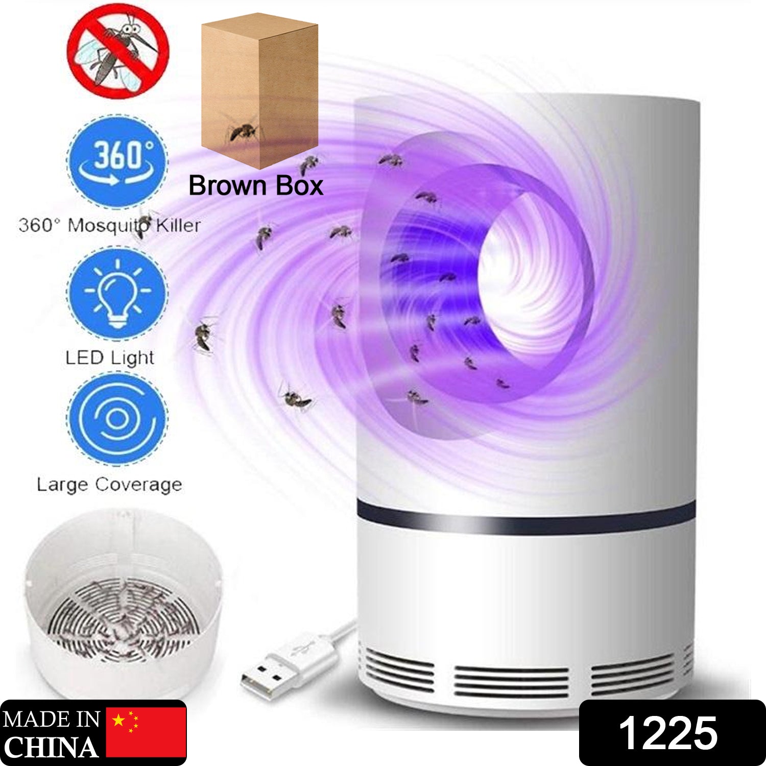 1225 Electronic Led Mosquito Killer Lamps Machine for Home Insect Killer Electric Powered Machine Eco-Friendly Baby Freezer, Household Bin Display Rack DeoDap 1225 Electronic Led Mosquito Killer Lamps Machine for Home Insect Killer Electric Powered Machine Eco-Friendly Baby Freezer, Household Bin Display Rack DeoDap